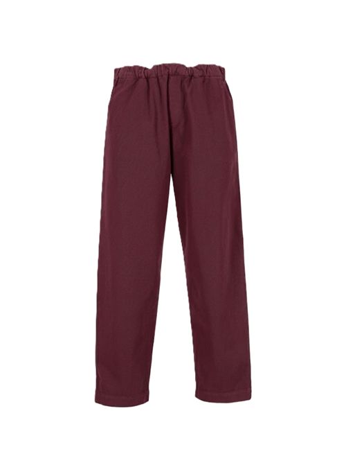 BarenaCordier gabardine trousers Barena | PAU56542820883 MERLOT